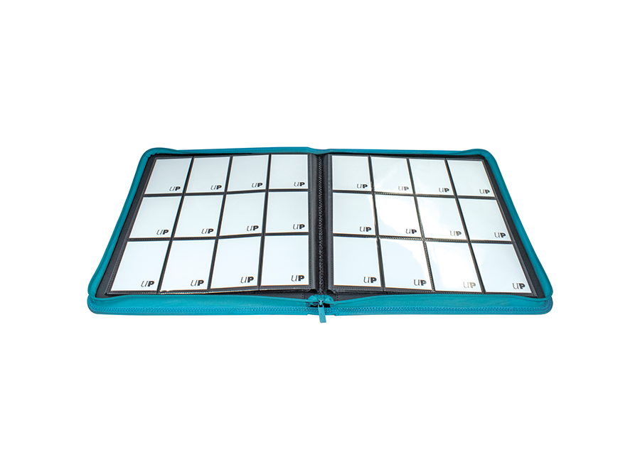 Ultra PRO: Vivid 12-Pocket Zippered PRO-Binder – Teal - Image 2