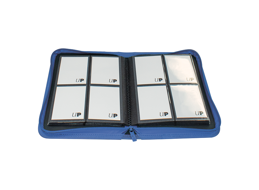 Ultra PRO: Vivid 4-Pocket Zippered PRO-Binder – Blue - Image 2