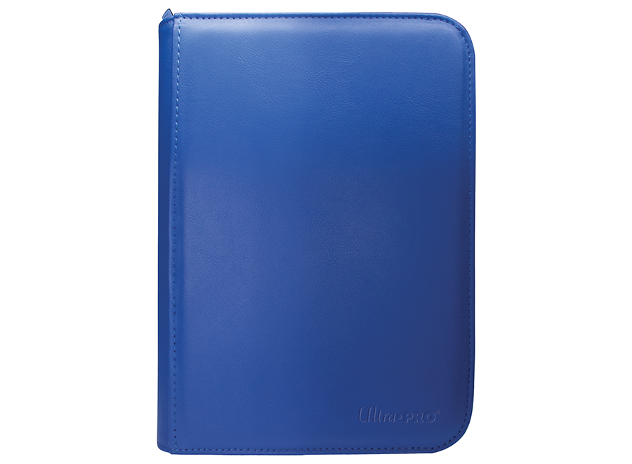 Ultra PRO: Vivid 4-Pocket Zippered PRO-Binder – Blue