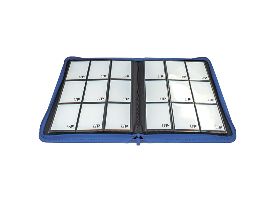 Ultra PRO: Vivid 9-Pocket Zippered PRO-Binder – Blue - Image 2