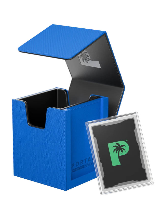 Palms Off Portal Nexus 100+ Deck Box – Blue