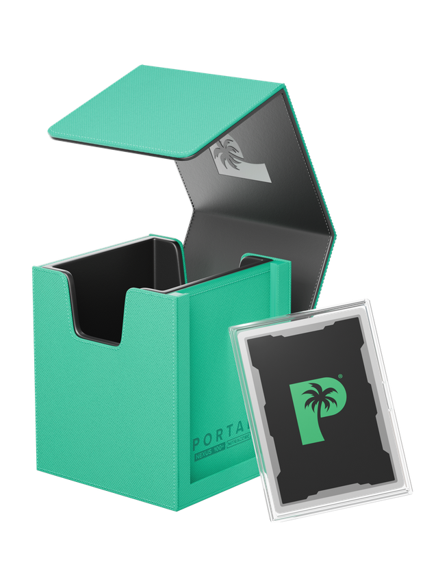 Palms Off Portal Nexus 100+ Deck Box – Turquoise