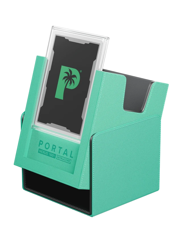 Palms Off Portal Nexus 100+ Deck Box – Turquoise - Image 2