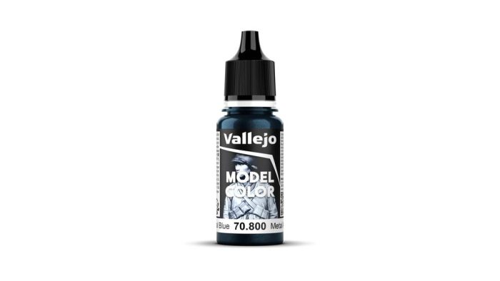Vallejo Model Colour - Metallic Metal Blue 17 ml Old Formulation