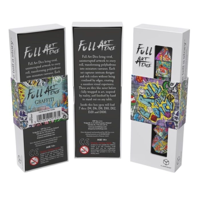 QW – Full Art Dice Set: Street Art