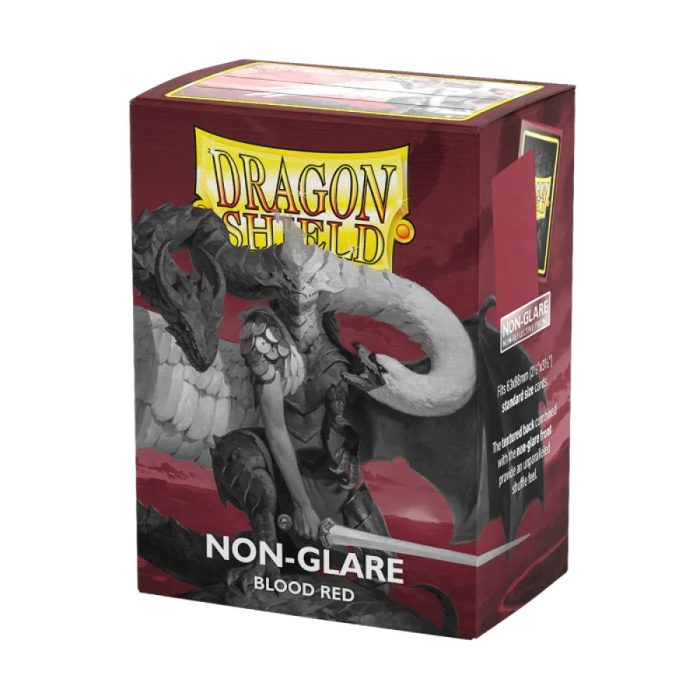 DS Sleeves (100) Matte Non-Glare - Blood Red