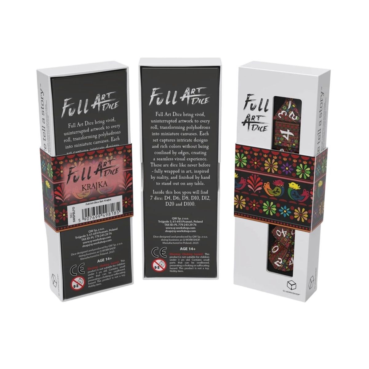 QW – Full Art Dice Set: Krajka