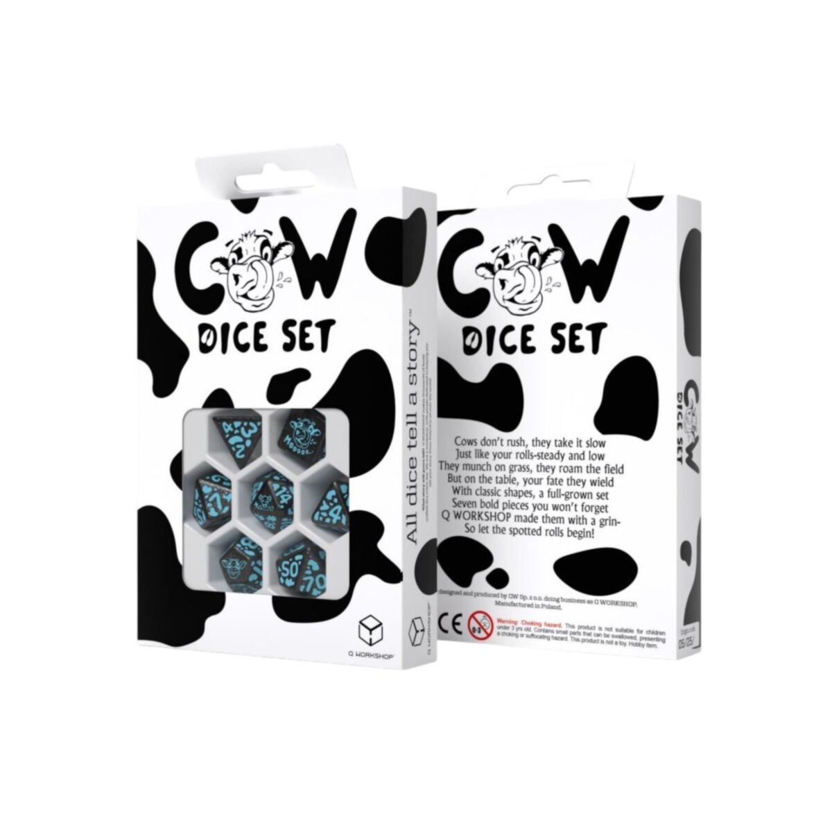 QW – Cow Dice Set: MOOlissa