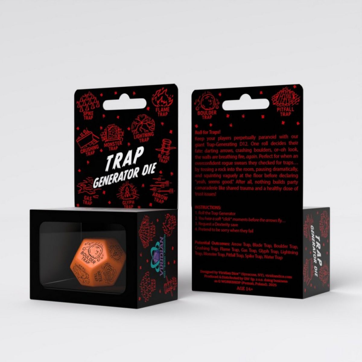 QW – Trap Generator Die: Orange/Black