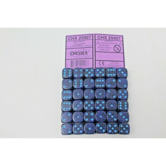 Speckled® 12mm d6 Cobalt™ Dice Block™ (36 dice)
