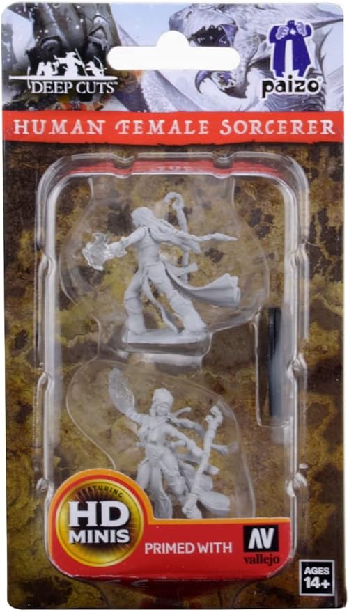 Pathfinder Battles Deep Cuts: Human Female Sorcerer