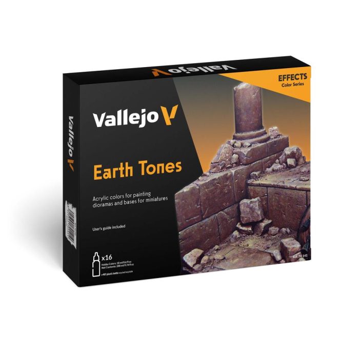 Vallejo - Model Color - Earth Tones 16 Color Set