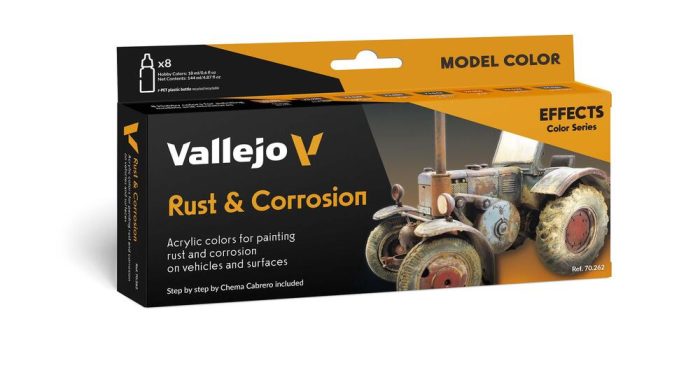 Vallejo - Rust & Corrossion by Chema Cabrero - Effects / 8 Colors set