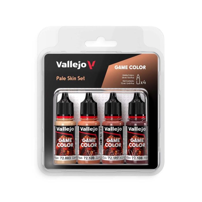Vallejo - Game Color - 4 Colors - Pale Skin Set