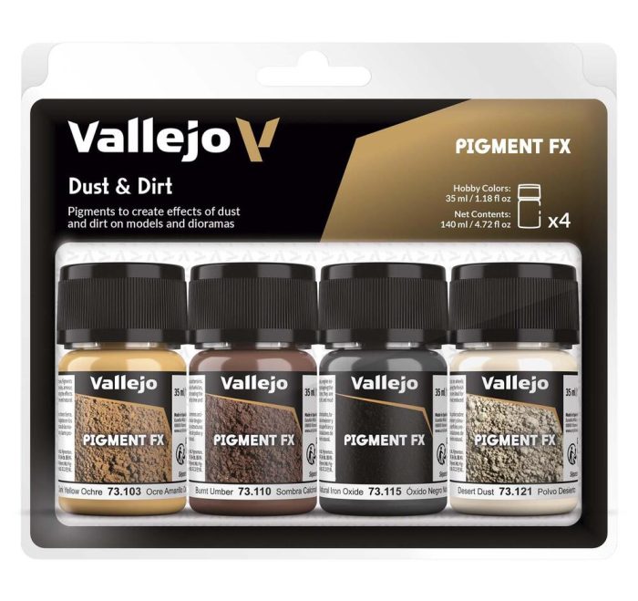 Vallejo - Pigments - Set Dust & Dirt 35ml