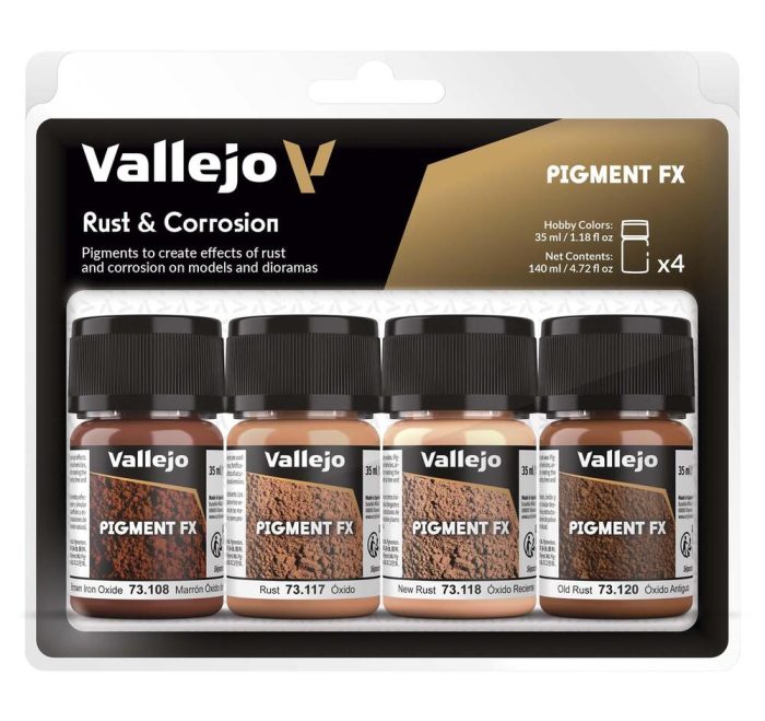 Vallejo - Pigments - Set Rust & Corrosion 35ml