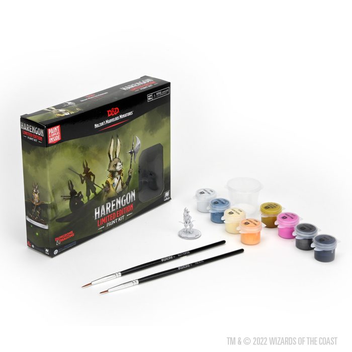 D&D Nolzur’s Marvelous Miniatures: Paint Night Kit - Harengon Limited Edition (Set 20)