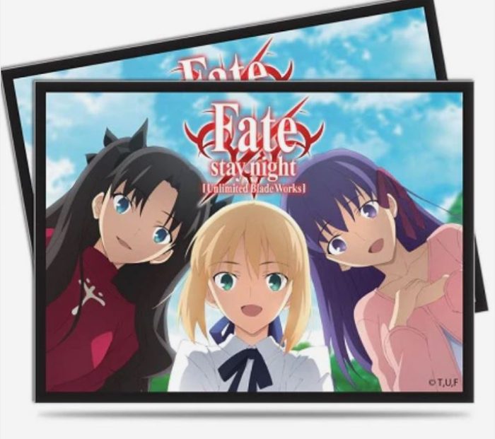 Fate/stay night: Standard Deck Sleeves - Saber, Rin & Sakura (65ct)