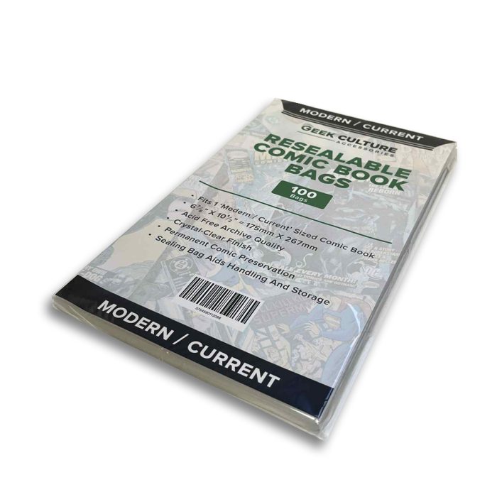Geek Culture - Comic Bag Resealable Modern/Current (100ct)