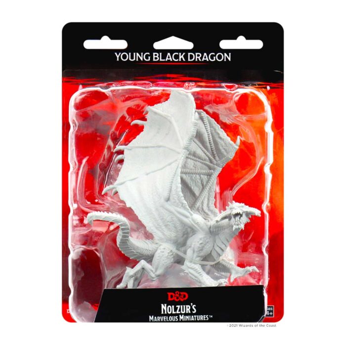 D&D Nolzur's Marvelous Miniatures - Young Black Dragon