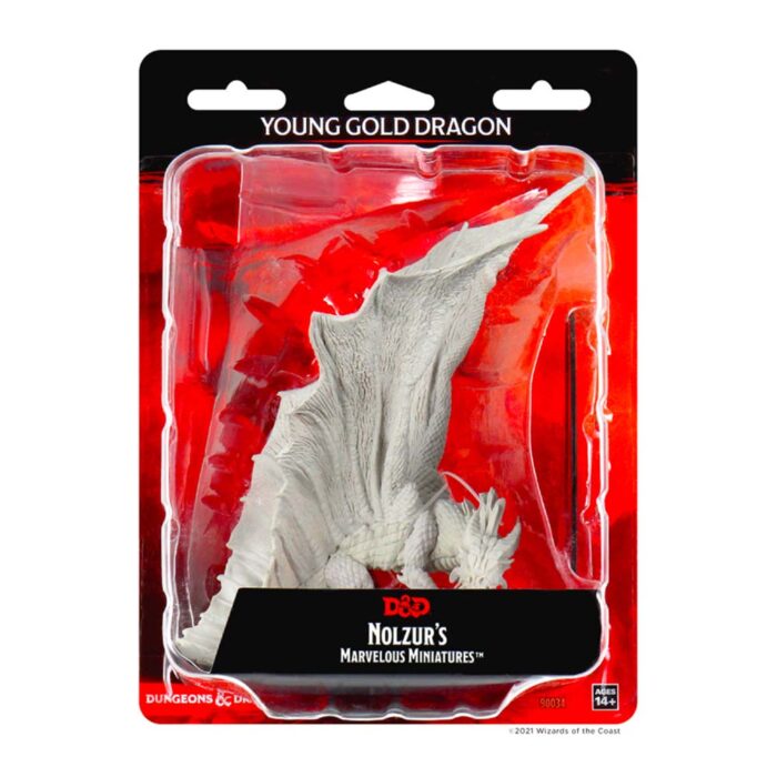 D&D Nolzur's Marvelous Miniatures - Young Gold Dragon