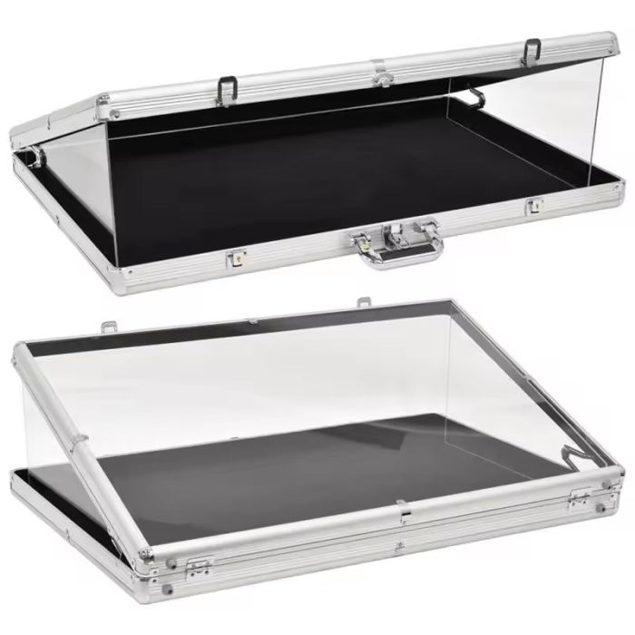 EVORETRO - Aluminium Acrylic Display Showcase - Medium