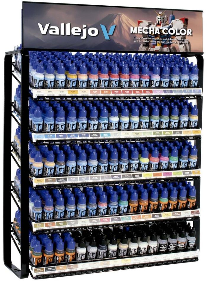 Vallejo - Display: Mecha Color (Empty Rack)