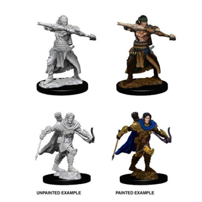 Pathfinder Battles Deep Cuts: Male Half-Elf Ranger