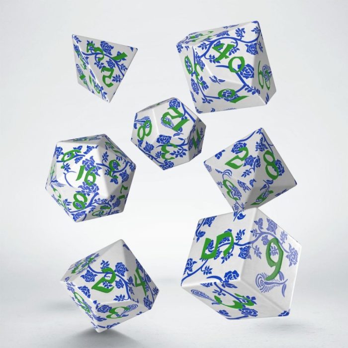 QW – Full Art Dice Set: Porcelain - Image 2