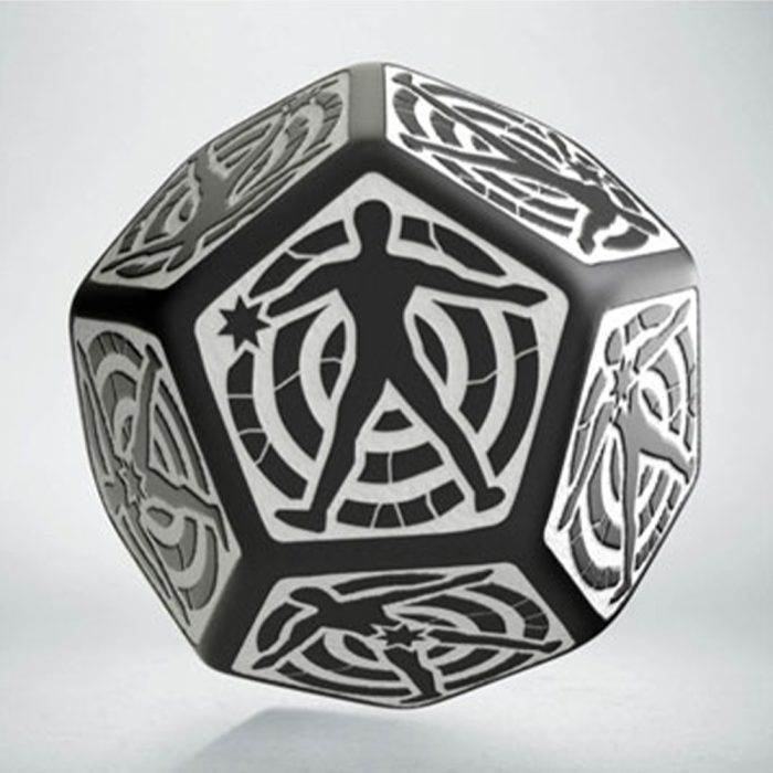 QW - D12 Black & white Hit Location die