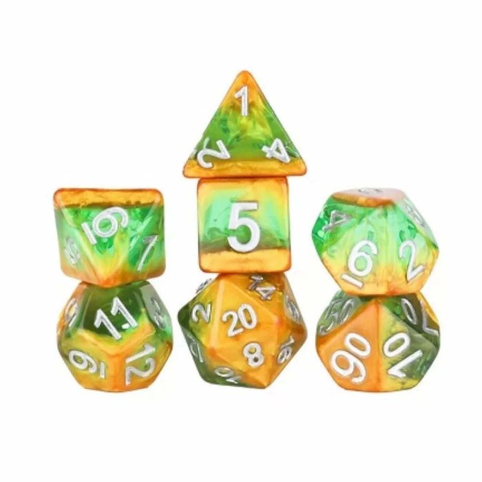 Sirius Dice - Rainforest Dice Set 7