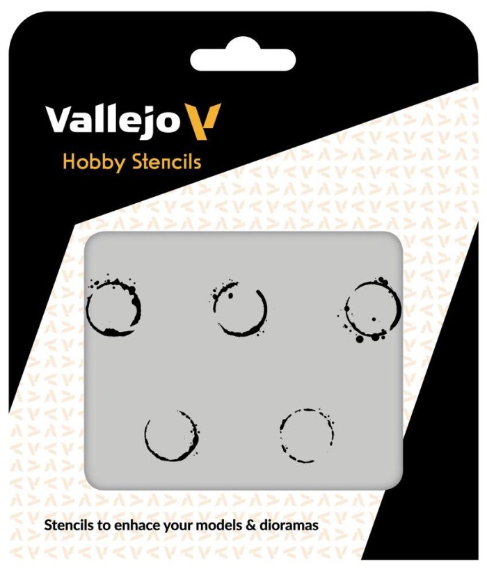 Vallejo - Vallejo Stencils - Drum Oil Marks