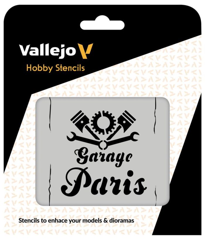Vallejo - Vallejo Stencils - Vintage Garage Sign