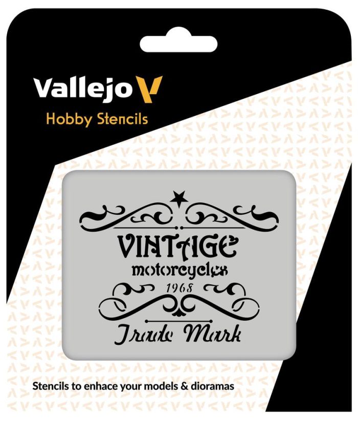 Vallejo - Vallejo Stencils - Vintage Motorcycles Sign