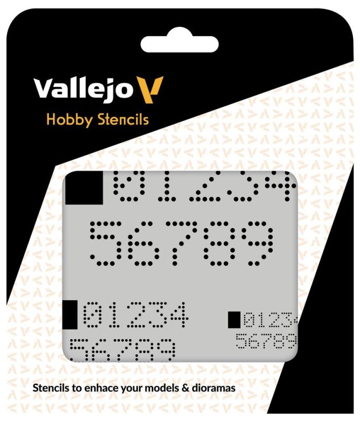Vallejo - Vallejo Stencils - Digital Numbers