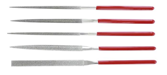 Vallejo - Hobby Tools - Set of 5 Diamond needle files
