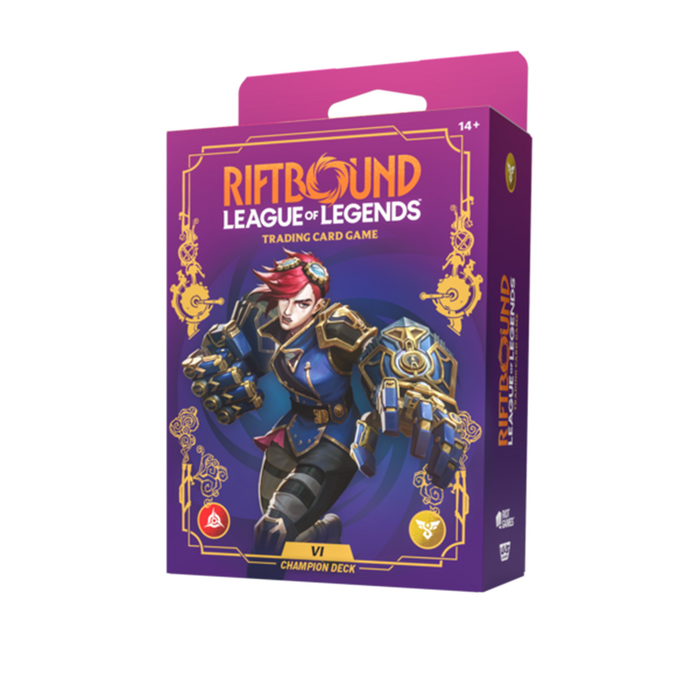 Riftbound: League of Legends TCG – Unleashed Champion Deck: Vi Display (4ct)