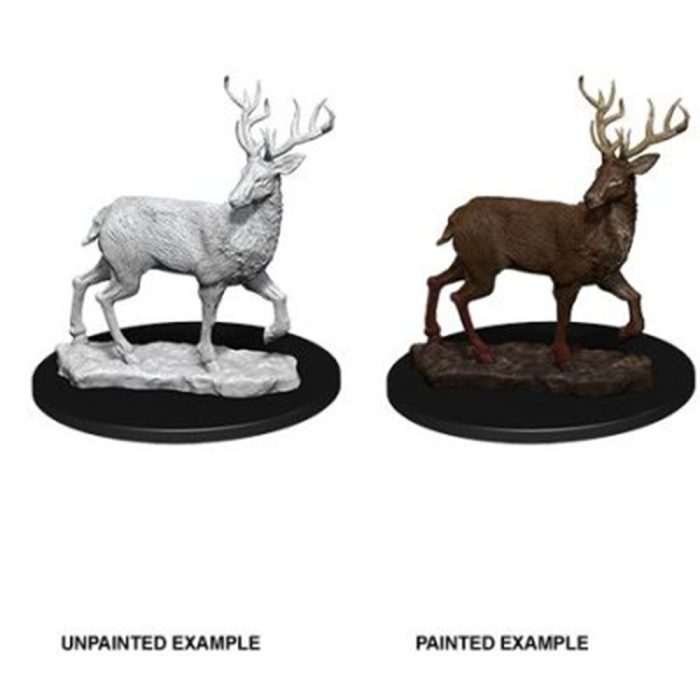 Wizkids Deep Cuts Unpainted Miniatures: Stag