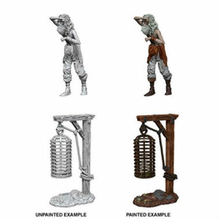 Wizkids Deep Cuts Unpainted Miniatures: Hanging Cage