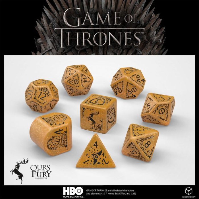 QW – Game of Thrones Dice Set: Baratheon