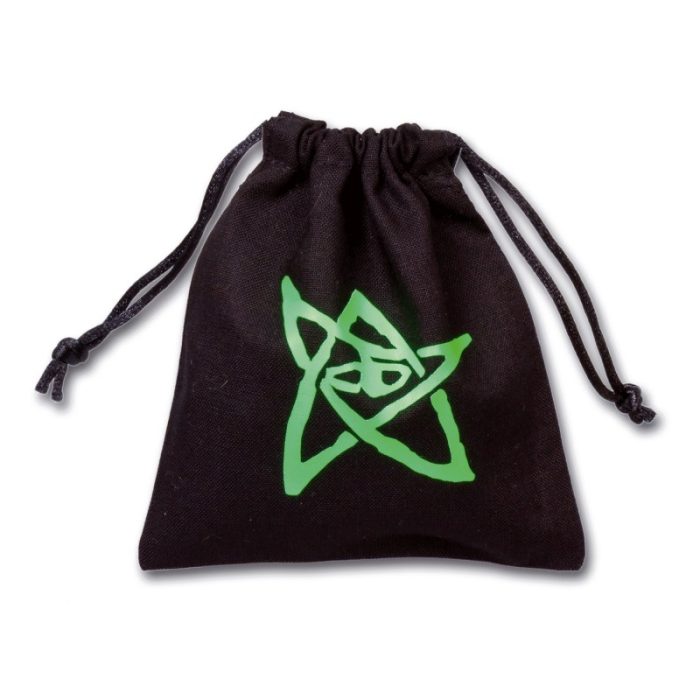 QW - Call of Cthulhu Black & green Dice Bag