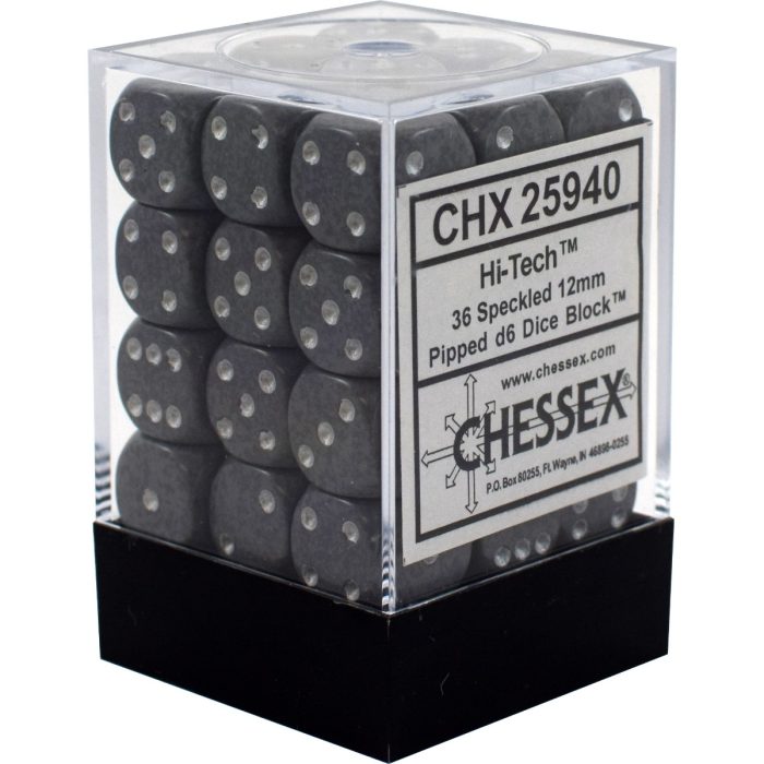 Speckled® 12mm d6 Hi-Tech™ Dice Block™ (36 dice)