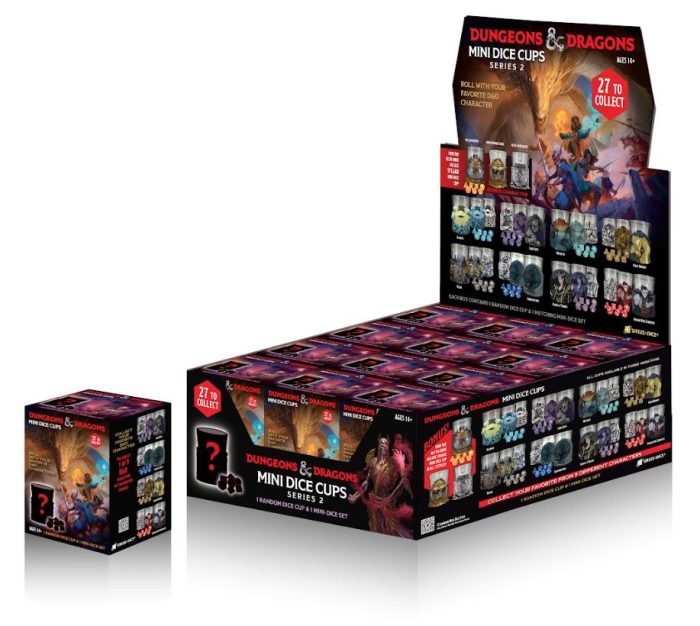 Sirius Dice – D&D Mini Dice Cups PDQ (Series 2)