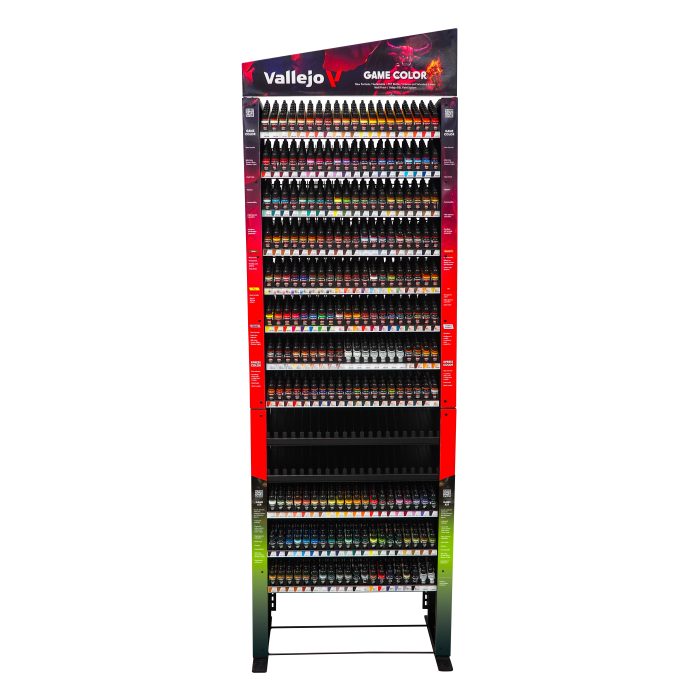 Vallejo - Game Fusion Colour and Air - Complete Range Stand Display (Stand with Stock)