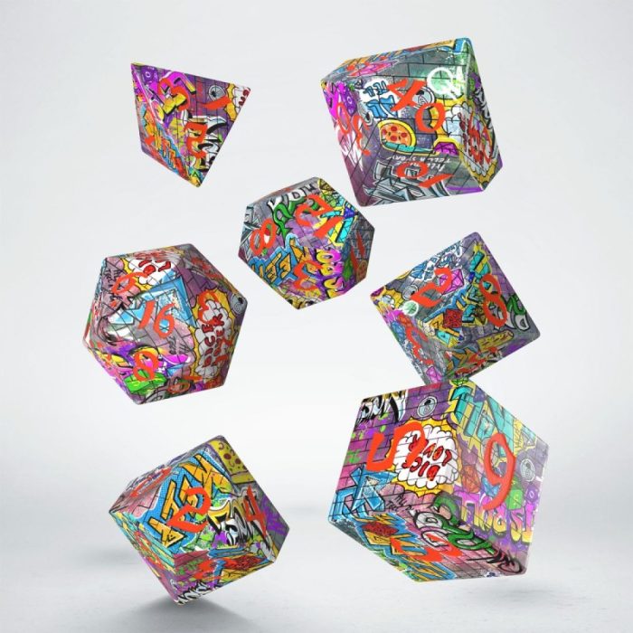 QW – Full Art Dice Set: Street Art - Image 2