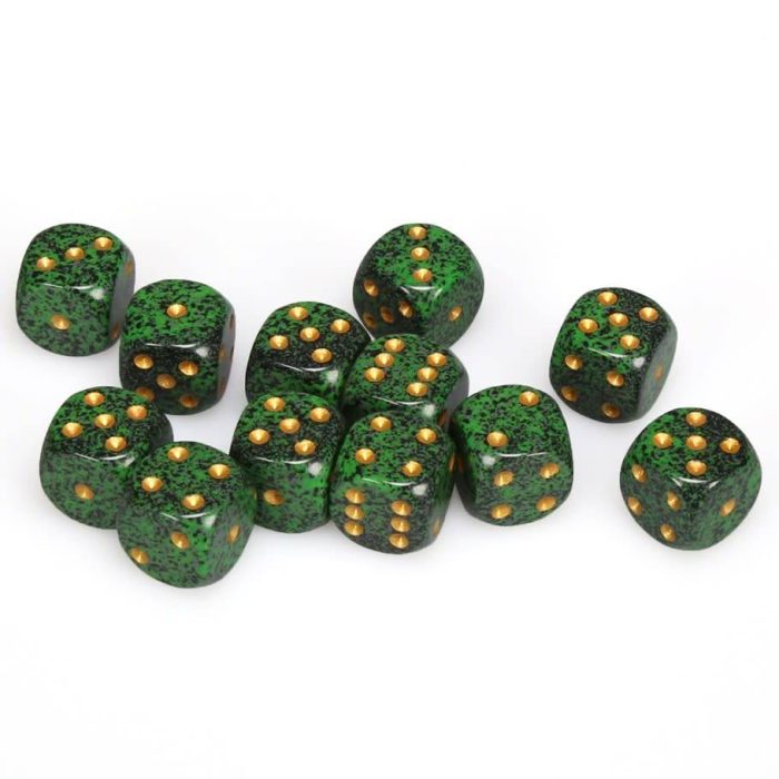 Speckled® 16mm d6 Golden Recon™ Dice Block™ (12 dice)