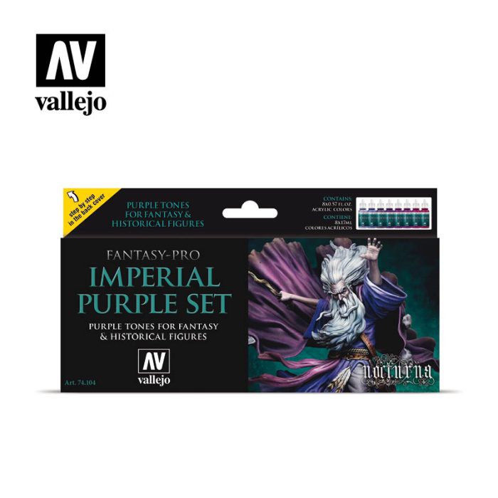 Vallejo - Game Color - Imperial Purple 8 Color Set