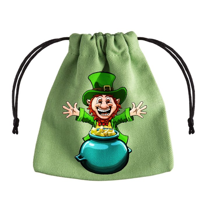 QW - Lucky Green Dice Bag: Pot of Gold