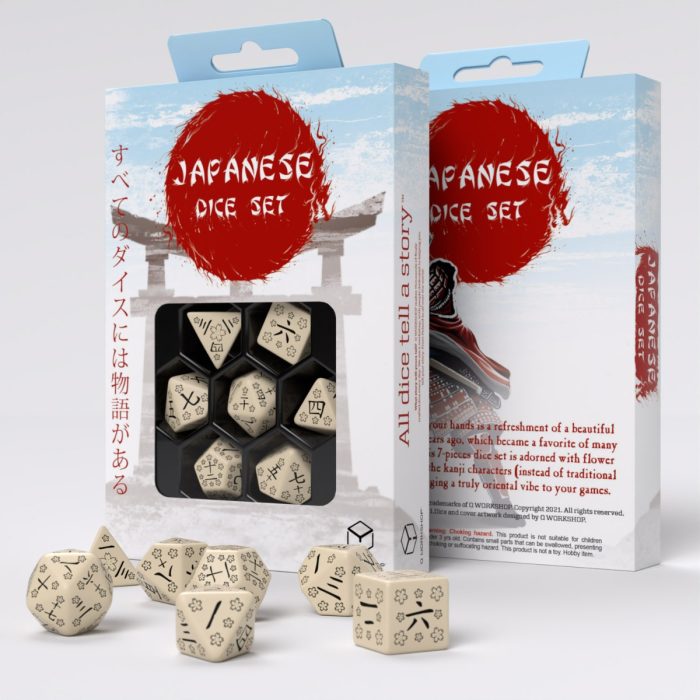 QW - Japanese Dice Set: Last Words Stone