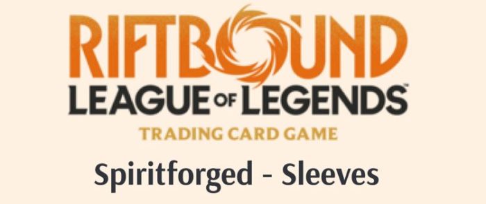 Riftbound: Spiritforged Sleeves #1